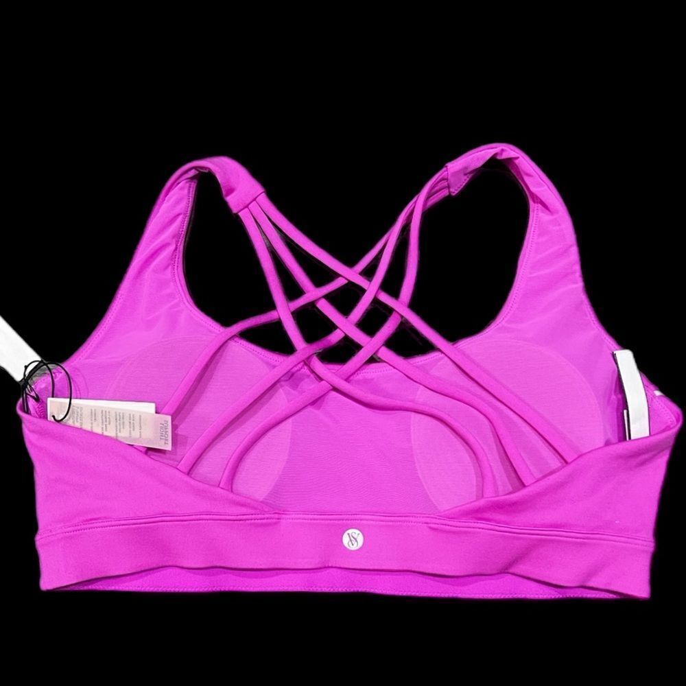 Victoria’s Secret Essentials Strappy Padded / Removable Padding Sports bra pink - Picture 2 of 6